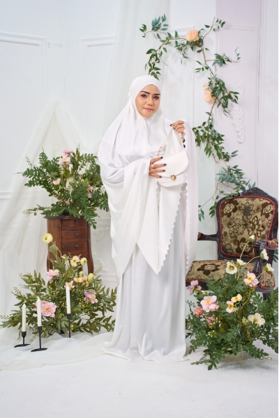 Telekung Rosalinda Pearl White